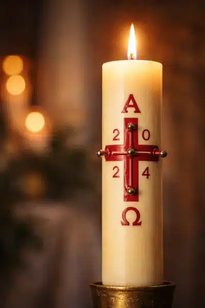 Easter Season Paschal Candle symbolizing Christ the Light